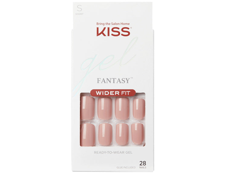 KISS Gel Fantasy Nails Wider Fit Short Me Myself & I Discount Chemist