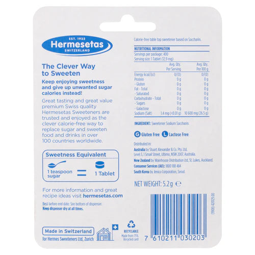 HERMESETAS Original 400tabs