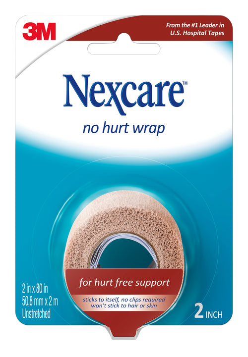 Nexcare No Hurt Wrap Tan 50.8mm X 2m