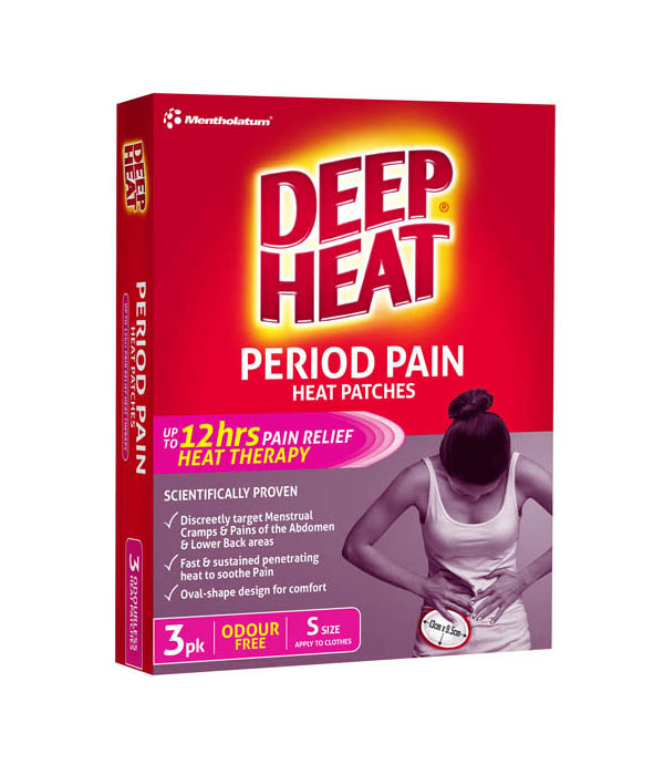 Mentholatum Deep Heat Period Patch 3pk