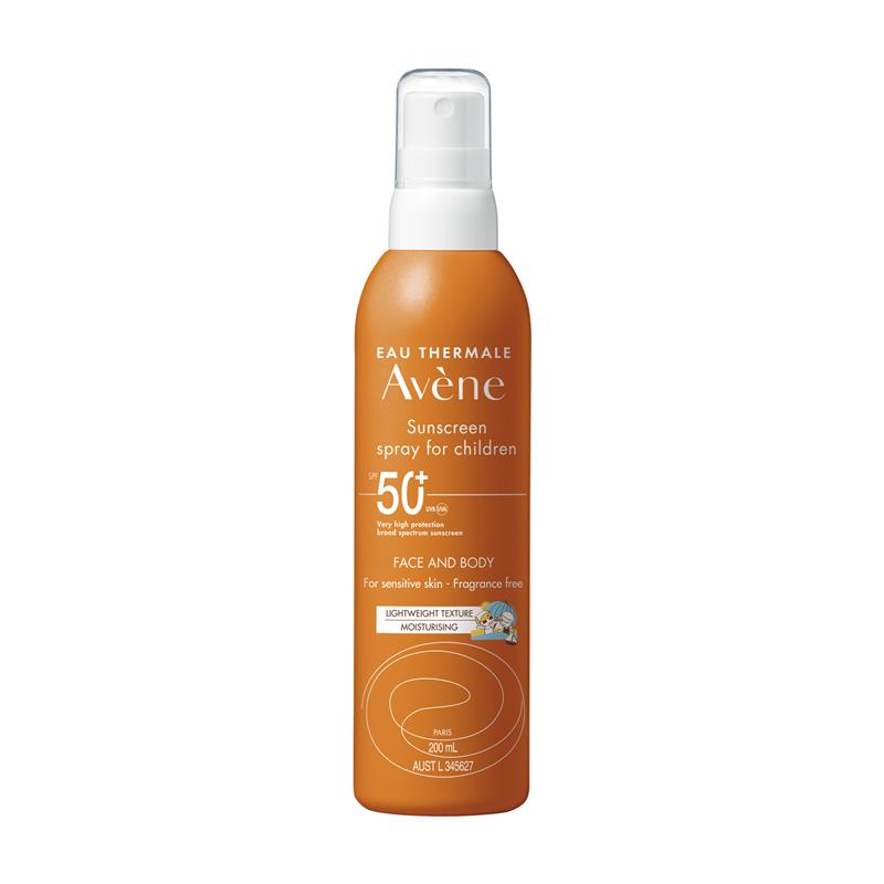 Avene SPF 50+ Sunscreen Spray for Children 200ml