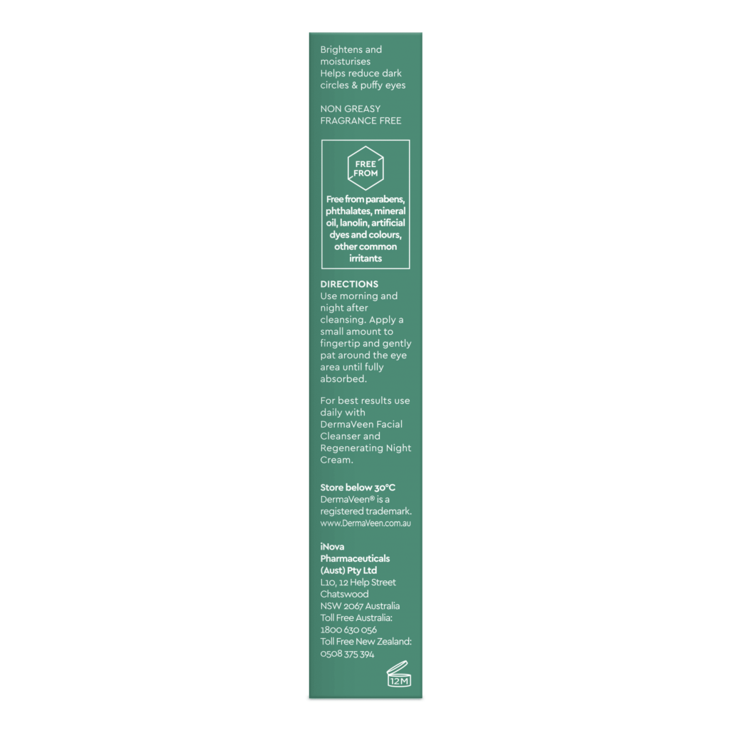 DERMAVEEN Face Bright Eye Cr. 15ml
