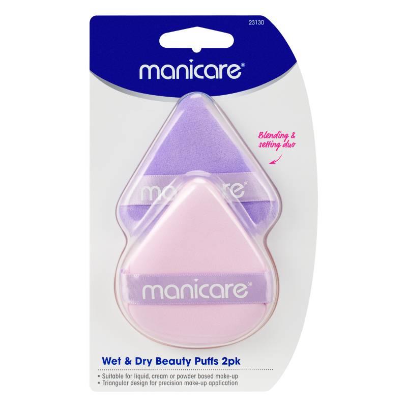 M'Care Wet & Dry Beauty Puffs 2pk