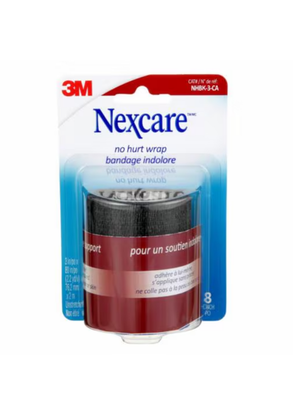 N/C No Hurt Wrap 75mmx2m Blk