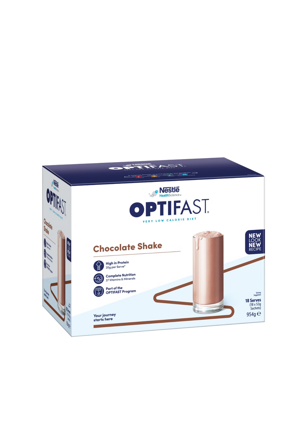OPTIFAST VLCD Shake Choc 18pk