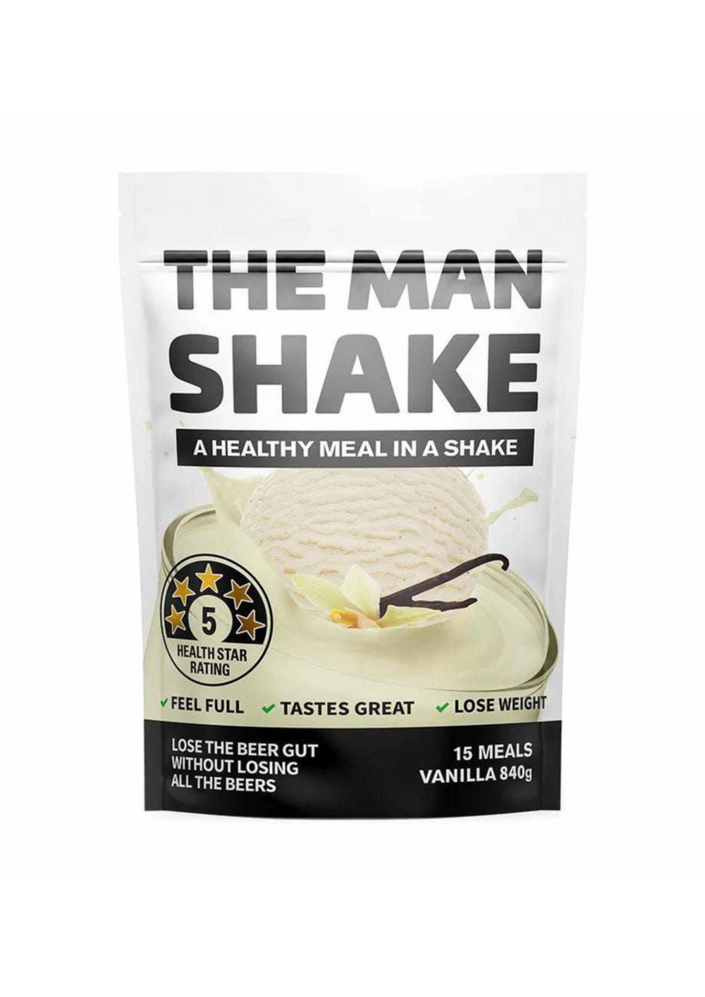 The Man Shake Vanilla 840g