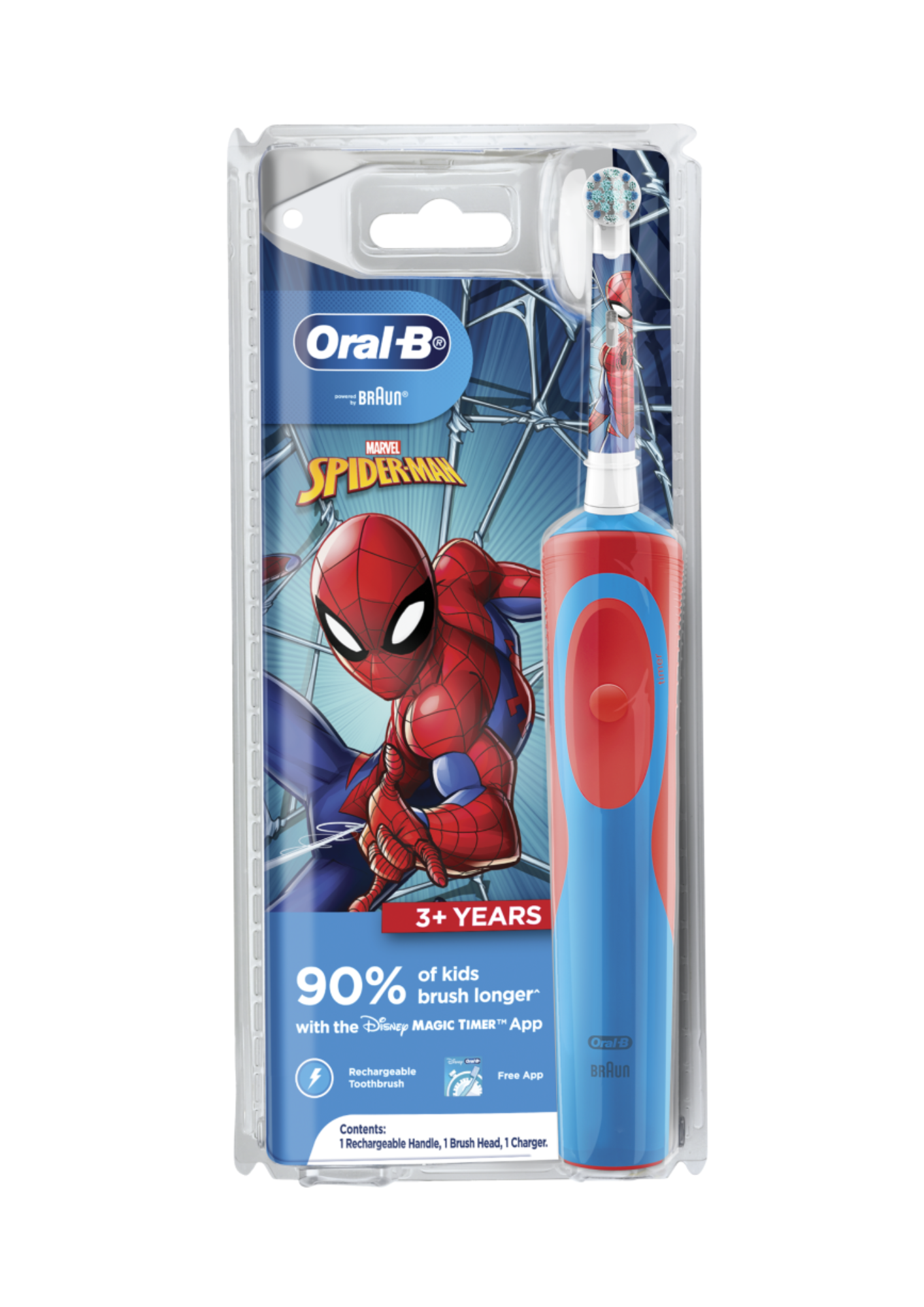 Oral-B Kids Electric Toothbrush Featuring Spider Man