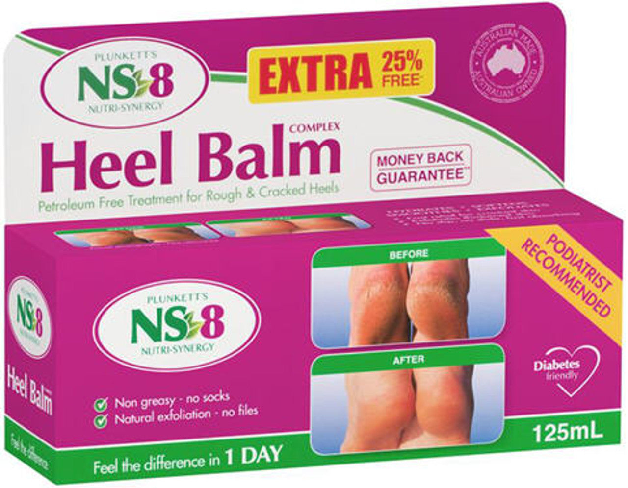 NS-8 Heel Balm Complex 60g + 25% Extra