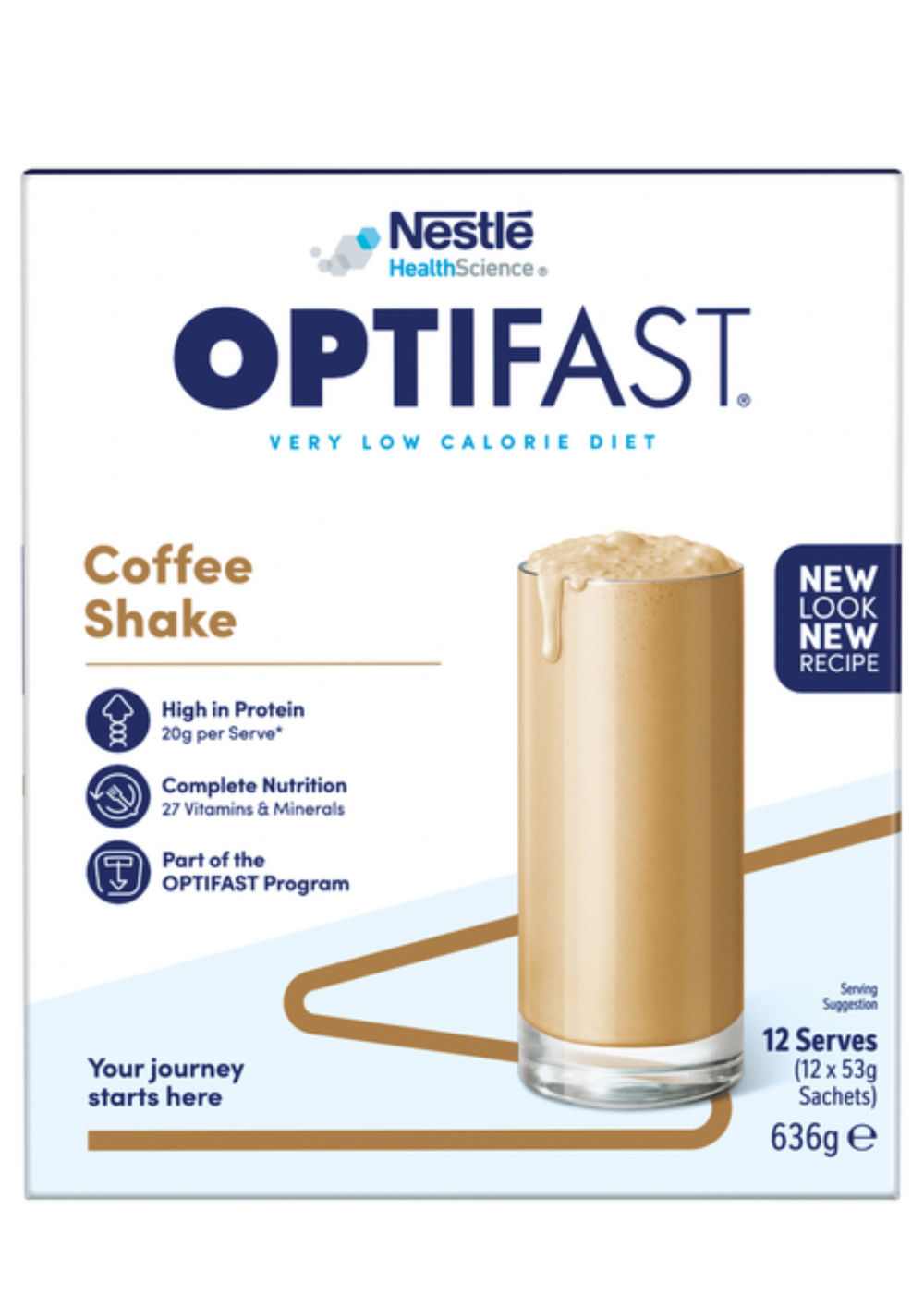 OPTIFAST VLCD Shake Coffee 12pk
