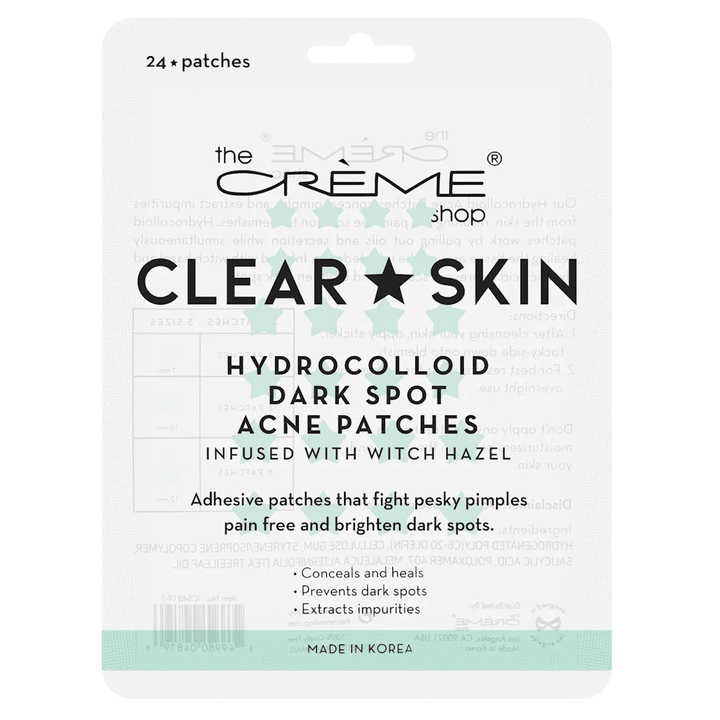 THE CRÈME SHOP CLEAR SKIN HYDROCOLLOID DARK SPOT ACNE PATCHES