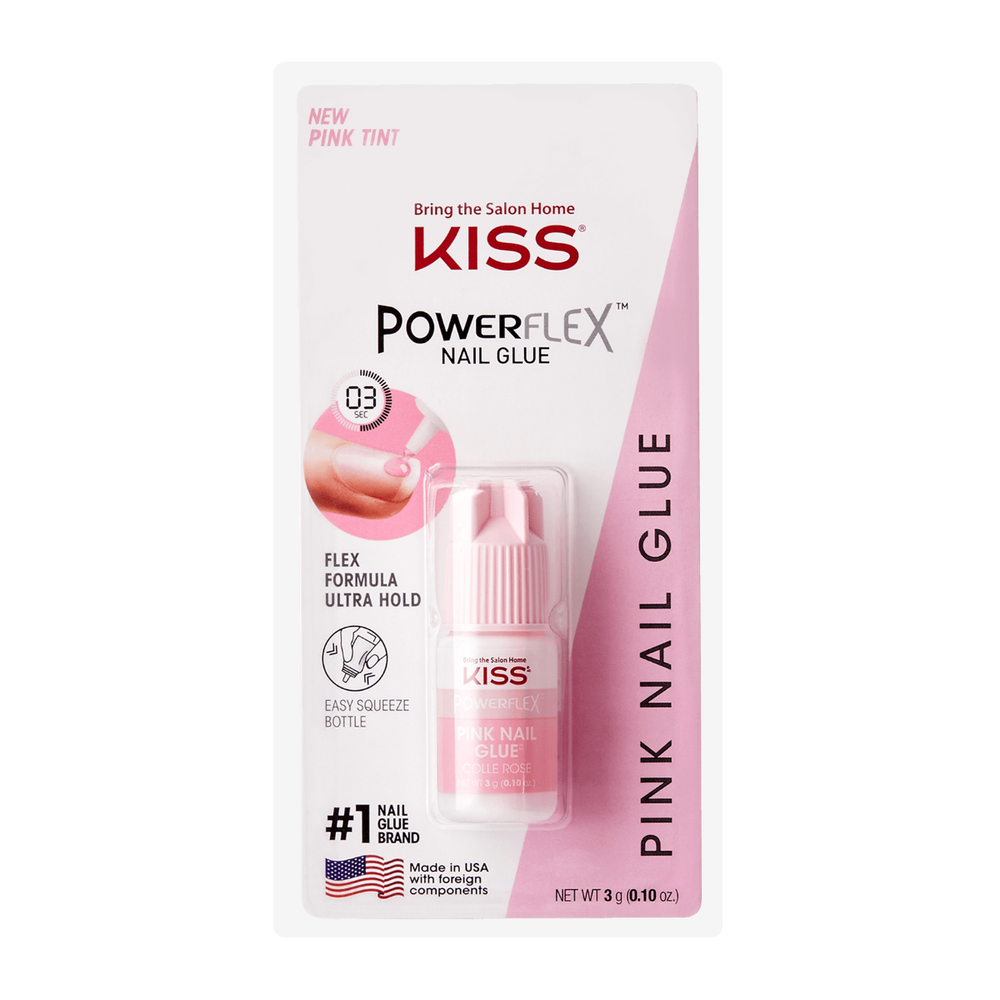 KISS Powerflex Nail Glue Pink