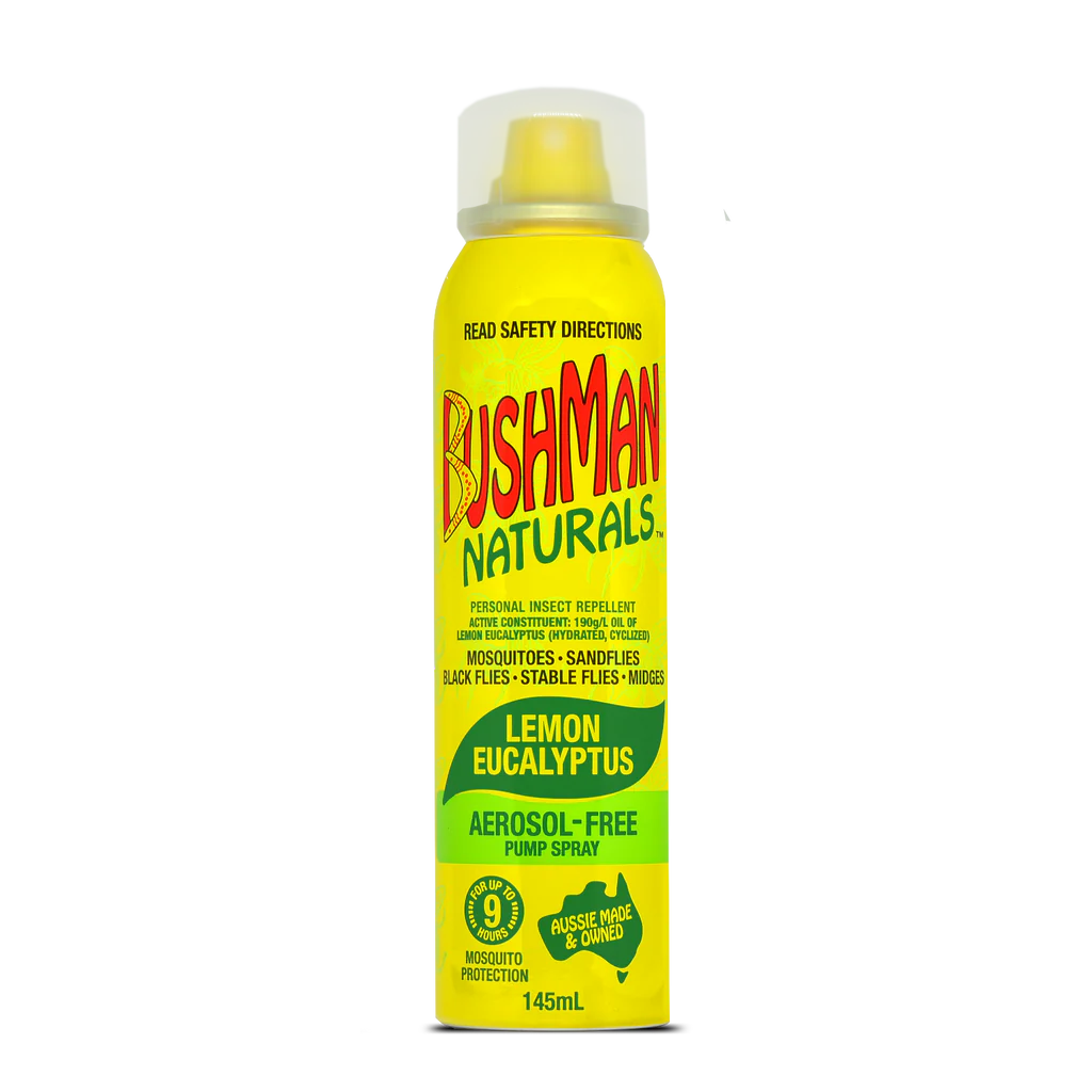 Bushman Naturals Lemon Eucalyptus Pump Spray 145ml