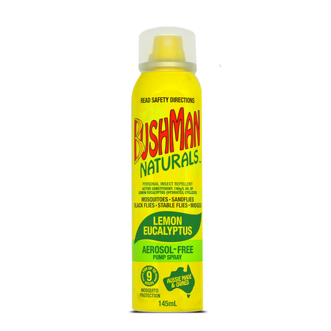 Bushman Naturals Lemon Eucalyptus Pump Spray 145ml