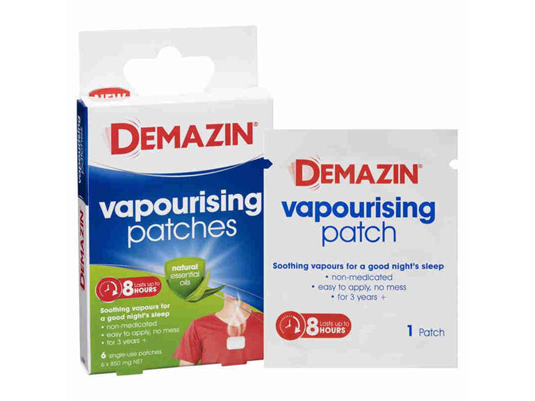 DEMAZIN Vaporising Patches Sach 6pk