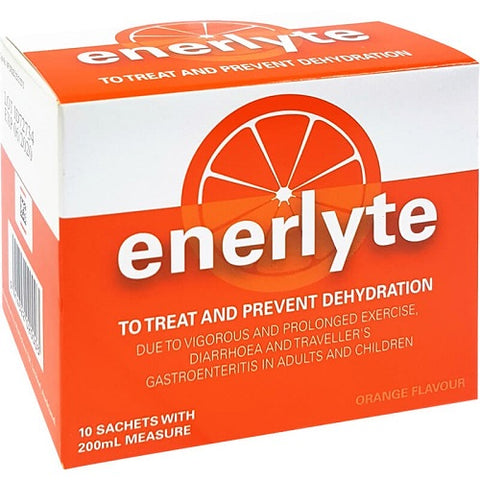 Enerlyte Rehydrate Salts Orange Flavor - 10s