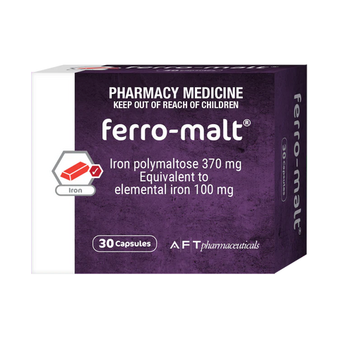 FERRO-MALT Capsules 100mg 30s