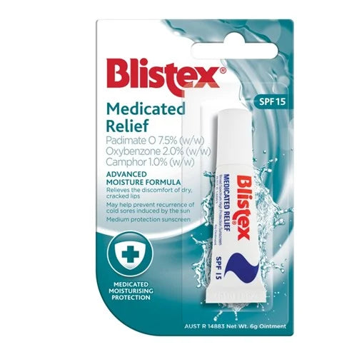 Blistex Medicated Relief Lip Balm SPF 15 - 6g