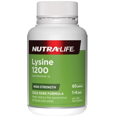 Nutralife Lysine 1200mg - 60tabs