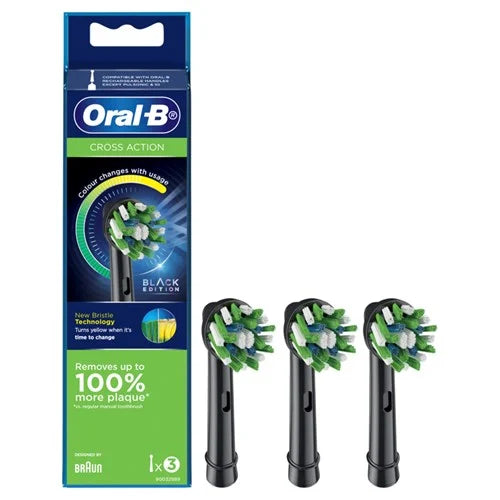 Oral B Vitality C/Action (R) Blk 3s