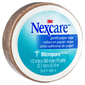 Nexcare Micropore Tape Tan 12.7Mmx9.14M