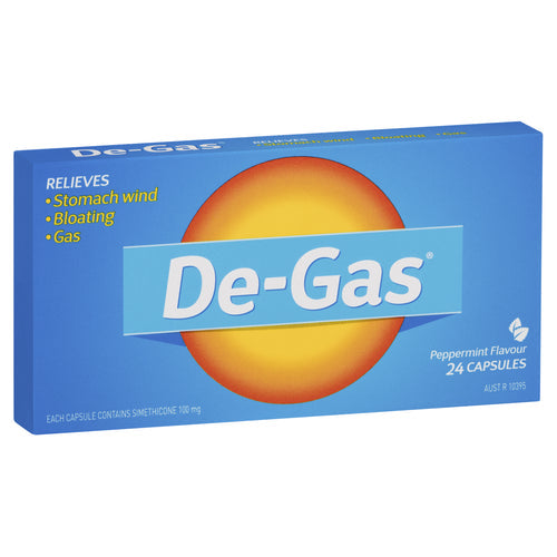 De-gas Antacids Gas - 24 caps