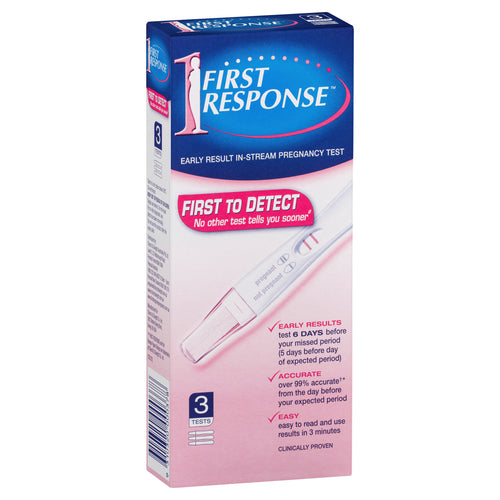 First Response Instream Pregnancy Test - 3s