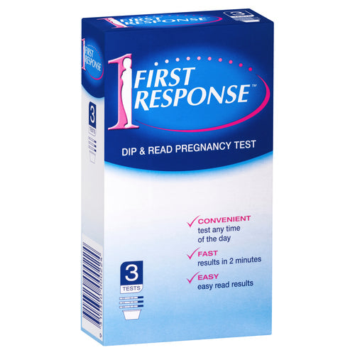 First Response Dip & Read Pregnancy Test - 3s