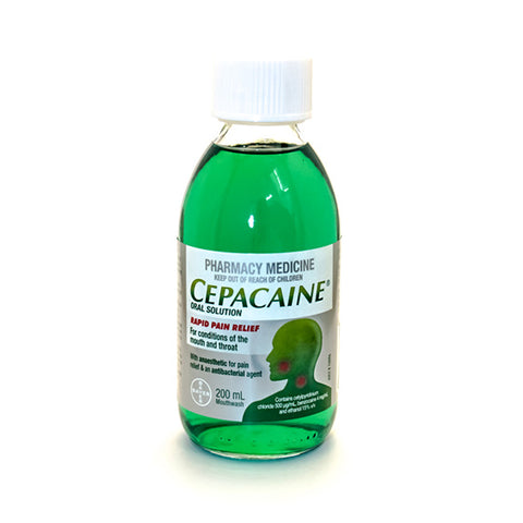 Cepacaine Oral Solution - 200mL