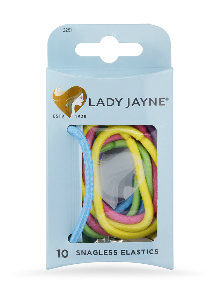 Lady Jayne Snagless Elastics Thick Assorted - 10s