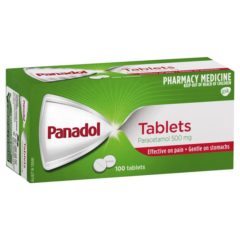 Panadol Paracetamol 500mg - 100tabs