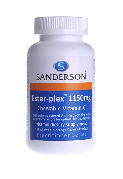 Sanderson Ester-plex Chewable Vitamin C 1150mg - 165 tabs