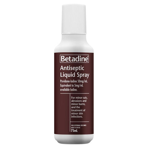 Betadine Antiseptic Liquid Spray - 75ml