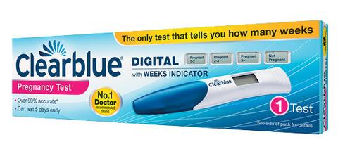 Clearblue Digital Pregnancy Test With Weeks Indicator - 1pk