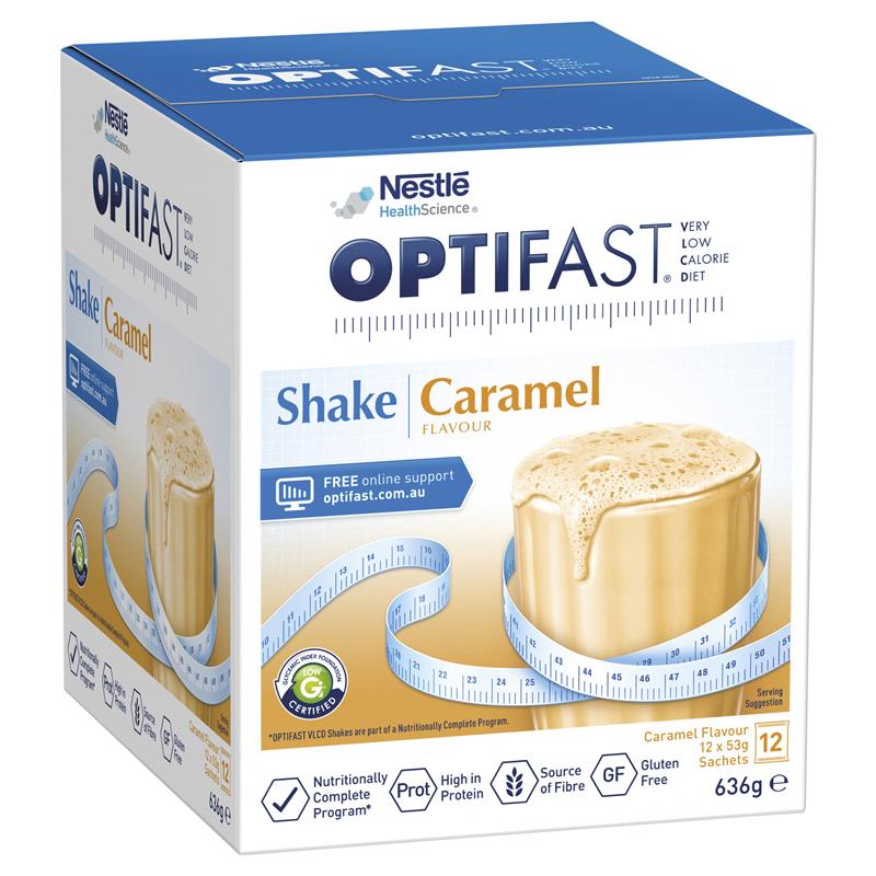 Optifast Vlcd Shake Caramel Flavour - 12s