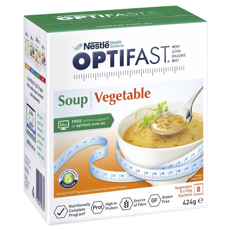 Optifast VLCD soup vegetable - 8x53g