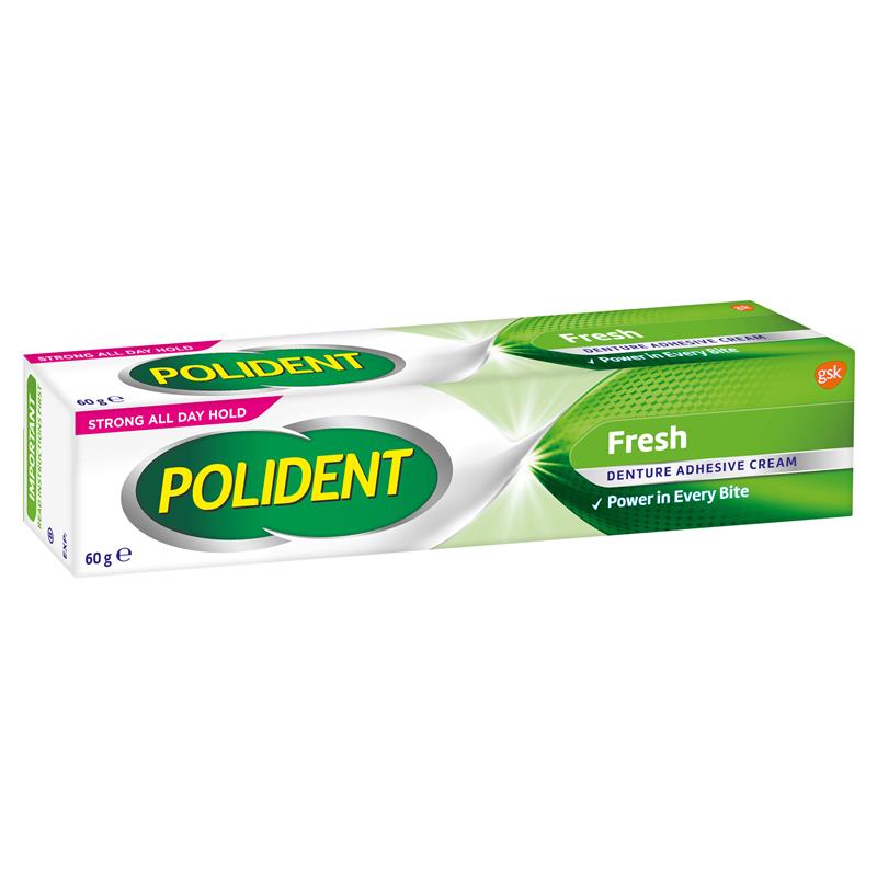 Polident fresh mint denture Adhesive cream - 60g