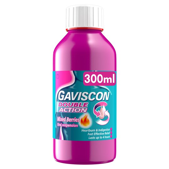 Gaviscon Liquid Dual Action Mixed Berry - 300ml