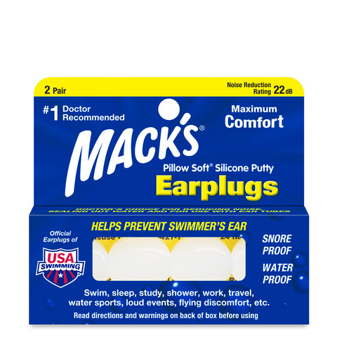 Mack's Silicone Ear Plugs - 1pair