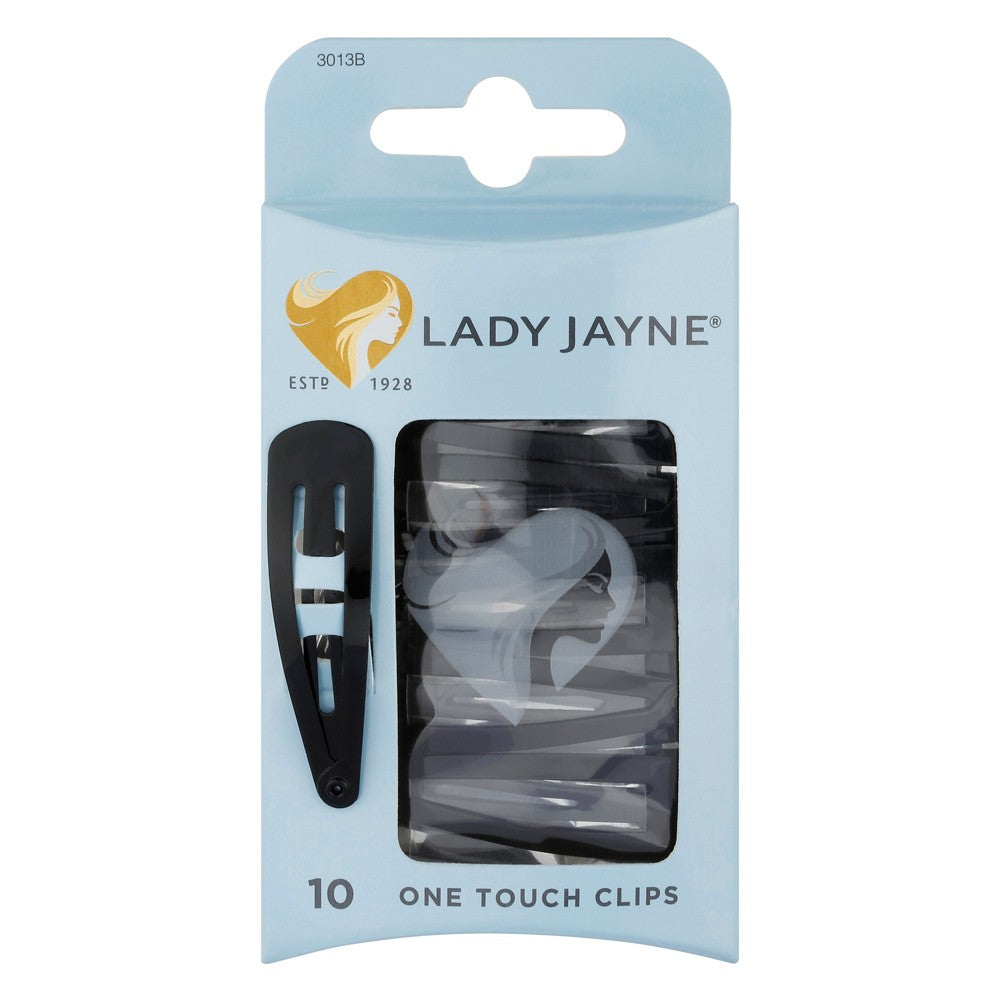 Lady Jayne Black One Touch Clips - 10s