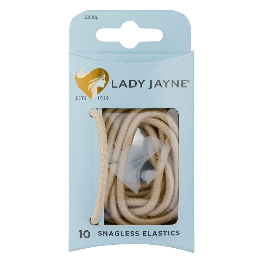 Lady Jayne Snagless Elastics Thick Blonde - 10s