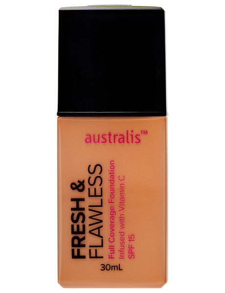 Australis Fresh & Flawless Foundation Sunkissed - 30ml