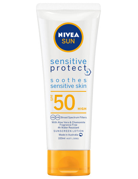 Nivea Sun Sensitive Protect SPF50 Sunscreen Lotion - 100ml