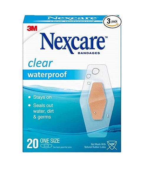 Nexcare Bandage Waterproof One Size - 20 pk