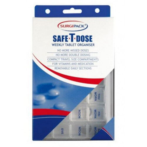 Surgipack safe-T-dose weekly pill organiser - L