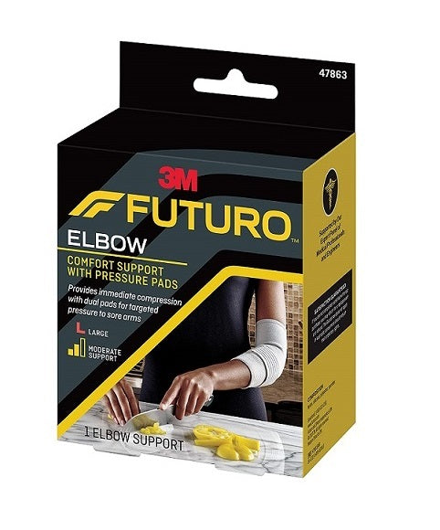 Futuro Comfort Elbow Support with Pressure pads - L