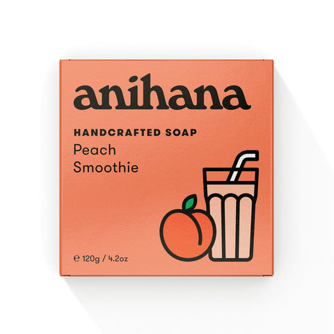 Anihana Peach Smoothie Soap Bar - 120g