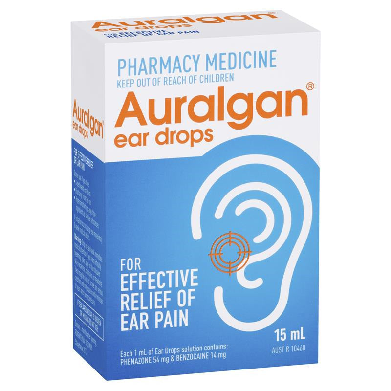 Audiclean Ear Pain Relief Drops - 15ml