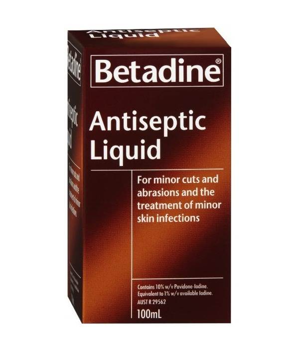 Betadine Antiseptic Topical Solution - 100ml