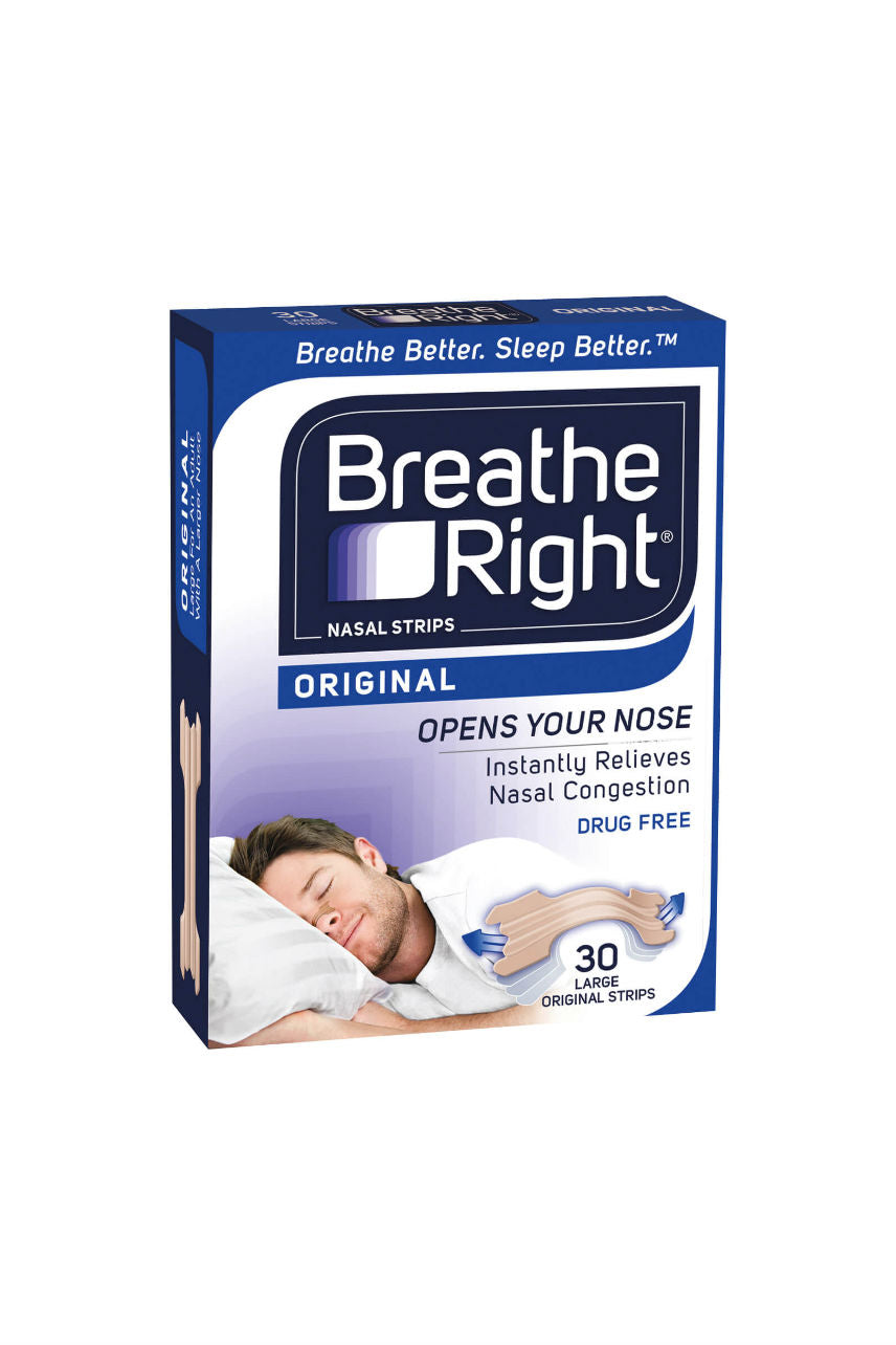 Breathe Right Strips Tan Large - 30s