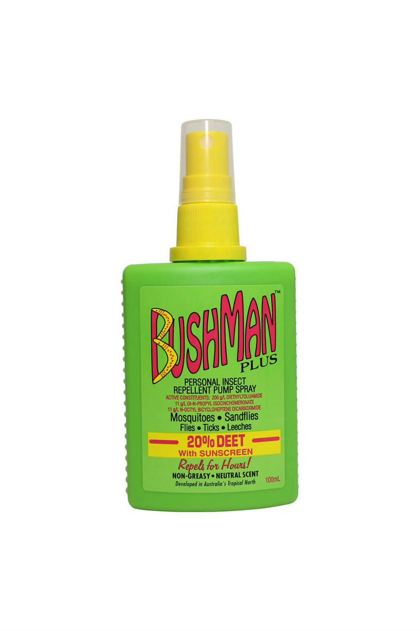 Bushman Plus UV Insect Repellent Pump Spray - 100ml